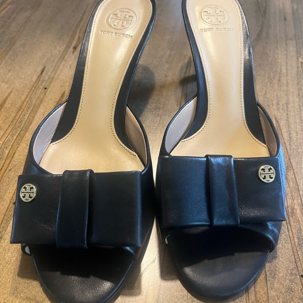 Tory Burch Bow Tie Kitten Heels